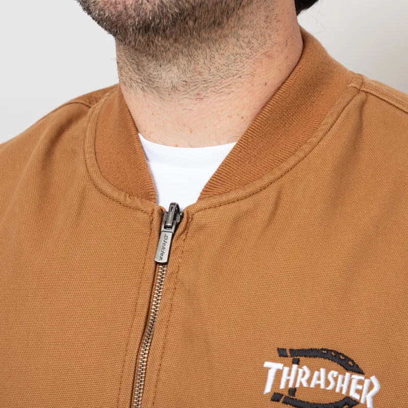 Dickies x Thrasher Vest Brown Duck-7