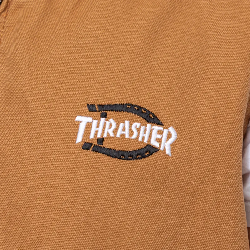 Dickies x Thrasher Vest Brown Duck-8