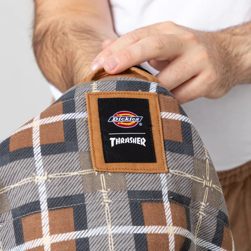 Dickies x Thrasher Vest Brown Duck-9