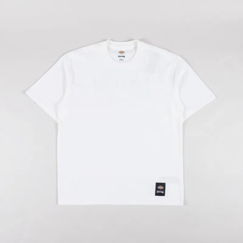 Dickies x Thrasher T Shirt White-1