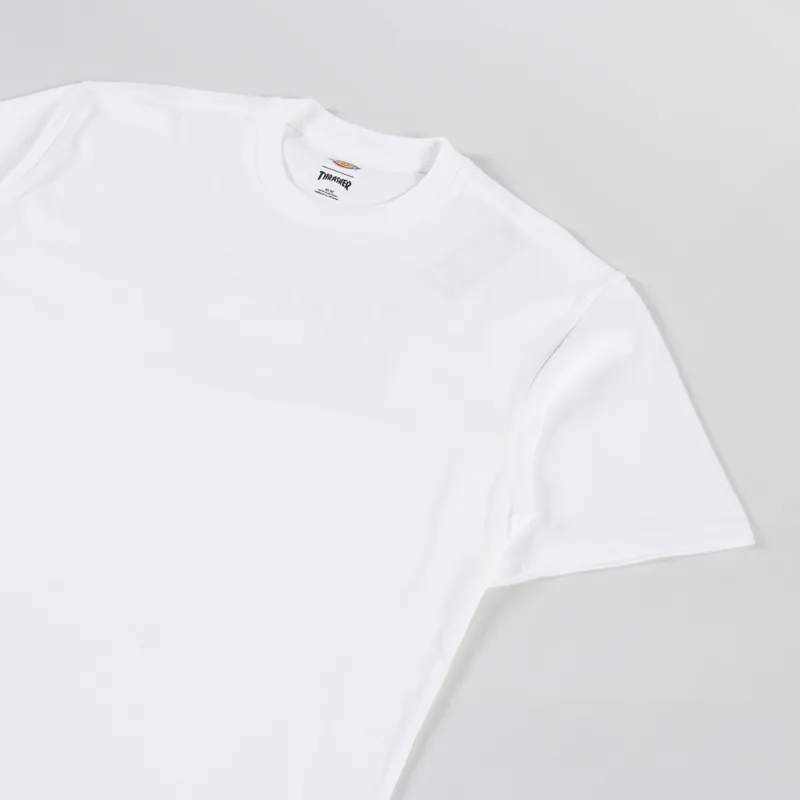 Dickies x Thrasher T Shirt White-3