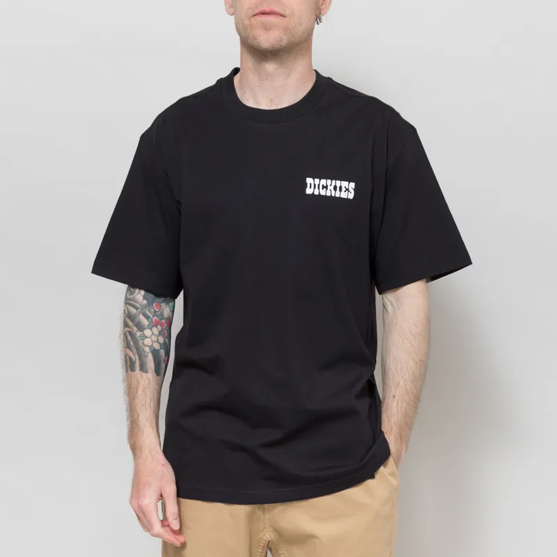 Dickies Plain City T Shirt Black-2