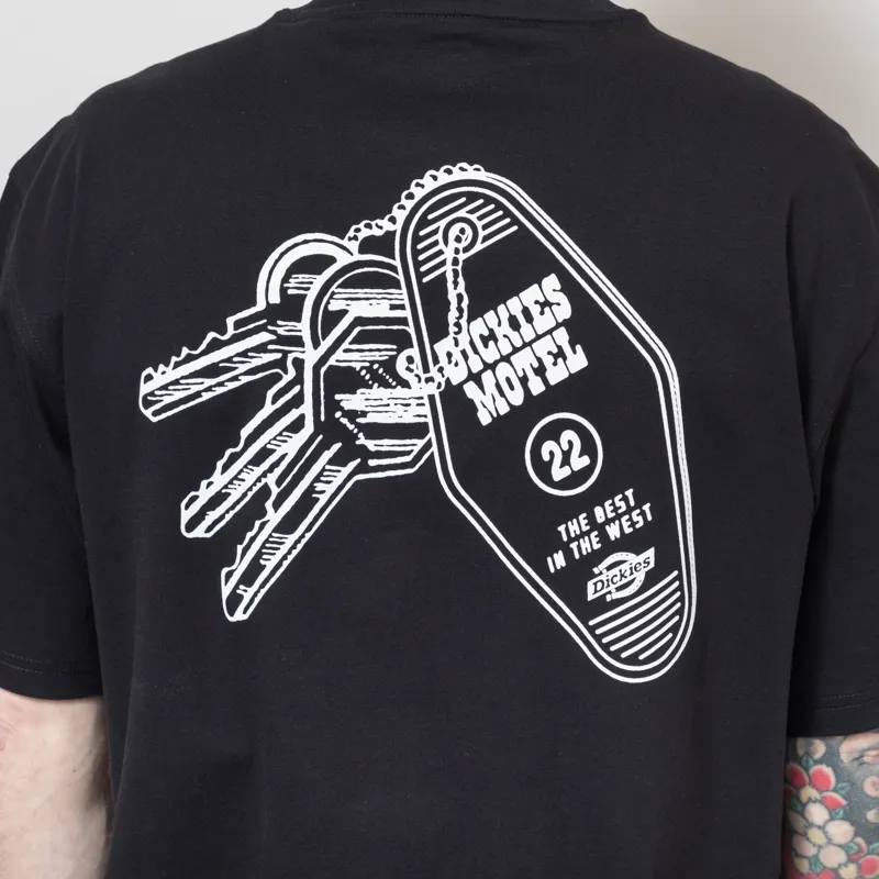 Dickies Plain City T Shirt Black-4