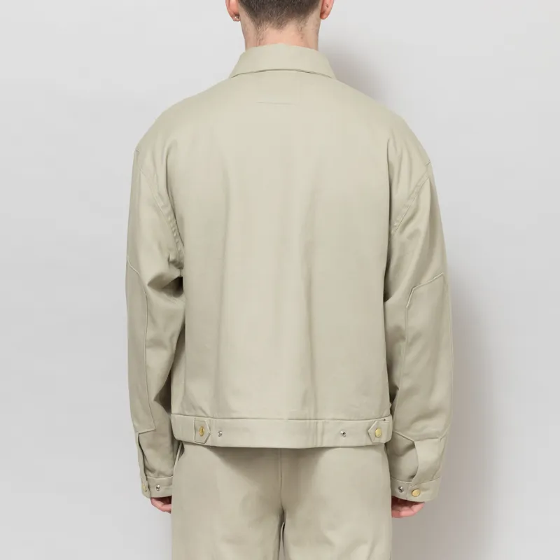 Dickies Hemp Twill Trucker Jacket Eucalyptus-3
