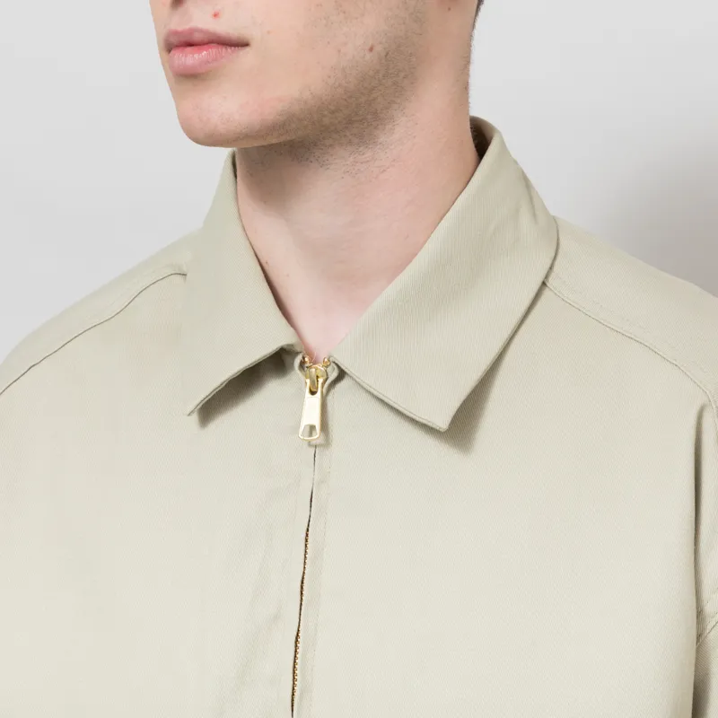 Dickies Hemp Twill Trucker Jacket Eucalyptus-4