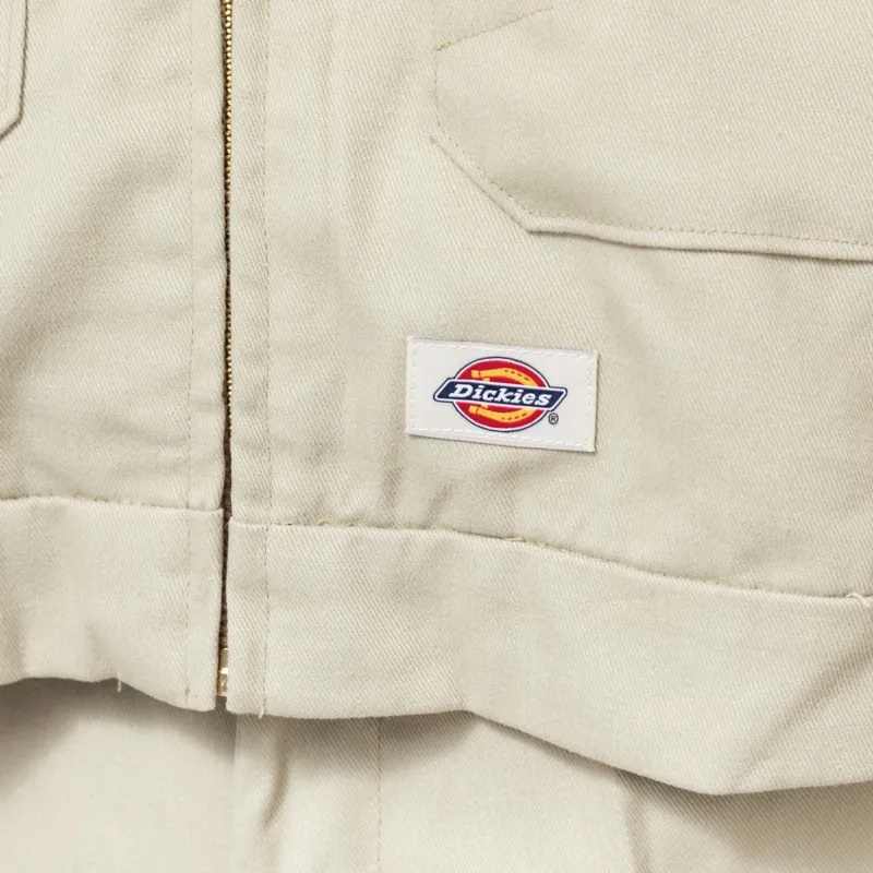 Dickies Hemp Twill Trucker Jacket Eucalyptus-8