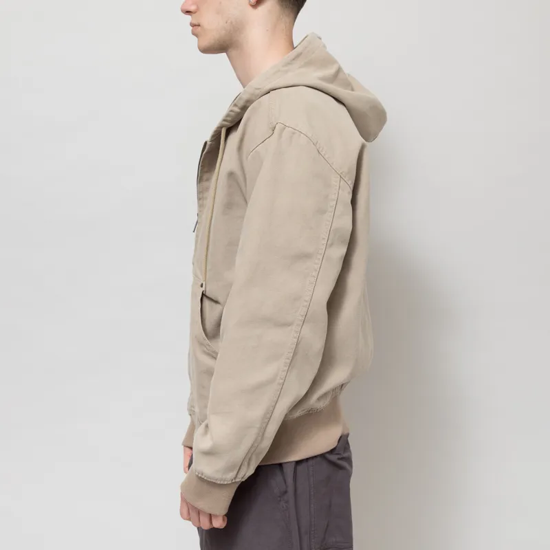 Dickies Unlined Canvas Hooded Bomber Jacket Desert Sand-2