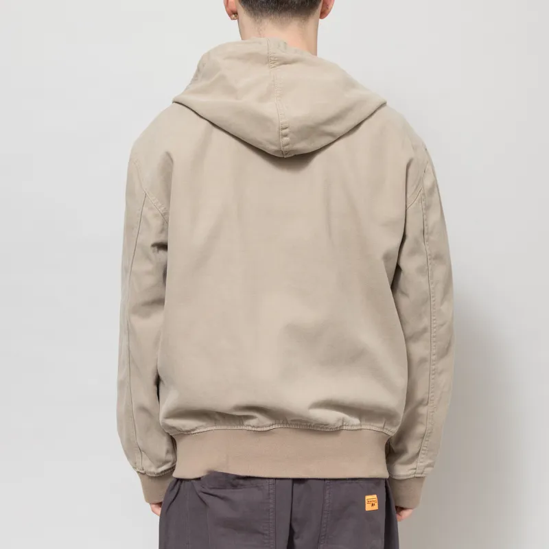 Dickies Unlined Canvas Hooded Bomber Jacket Desert Sand-3