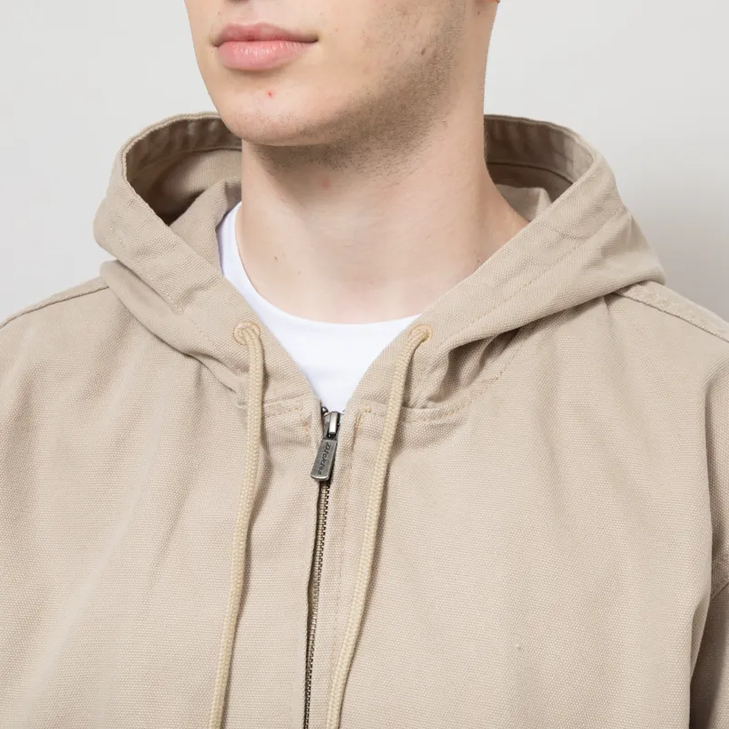 Dickies Unlined Canvas Hooded Bomber Jacket Desert Sand-5