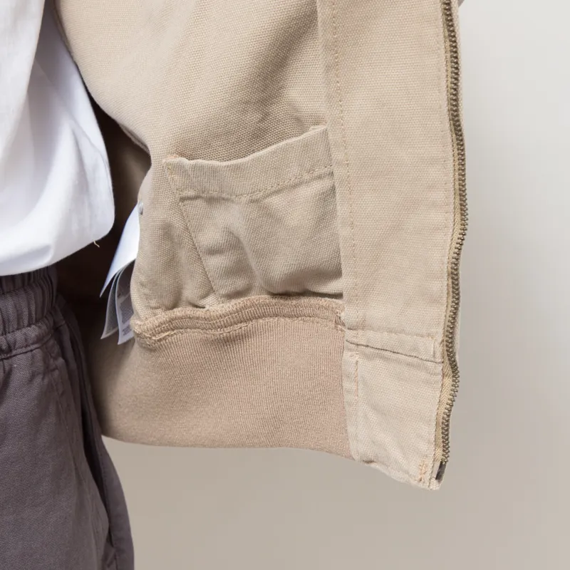 Dickies Unlined Canvas Hooded Bomber Jacket Desert Sand-10