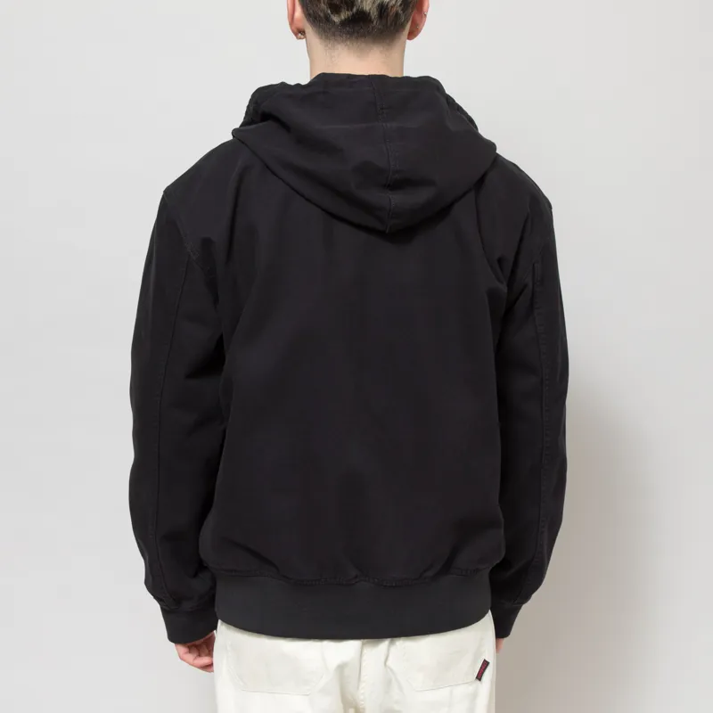 Dickies Unlined Canvas Hooded Bomber Jacket Black-4