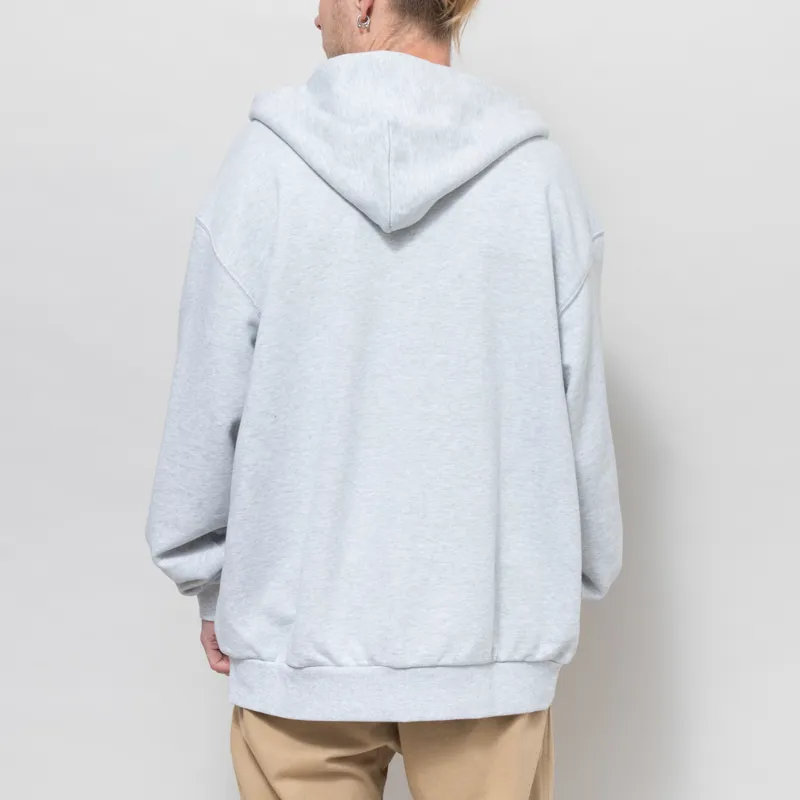 Dickies Fostoria Zip Pullover Hoodie Light Grey-2