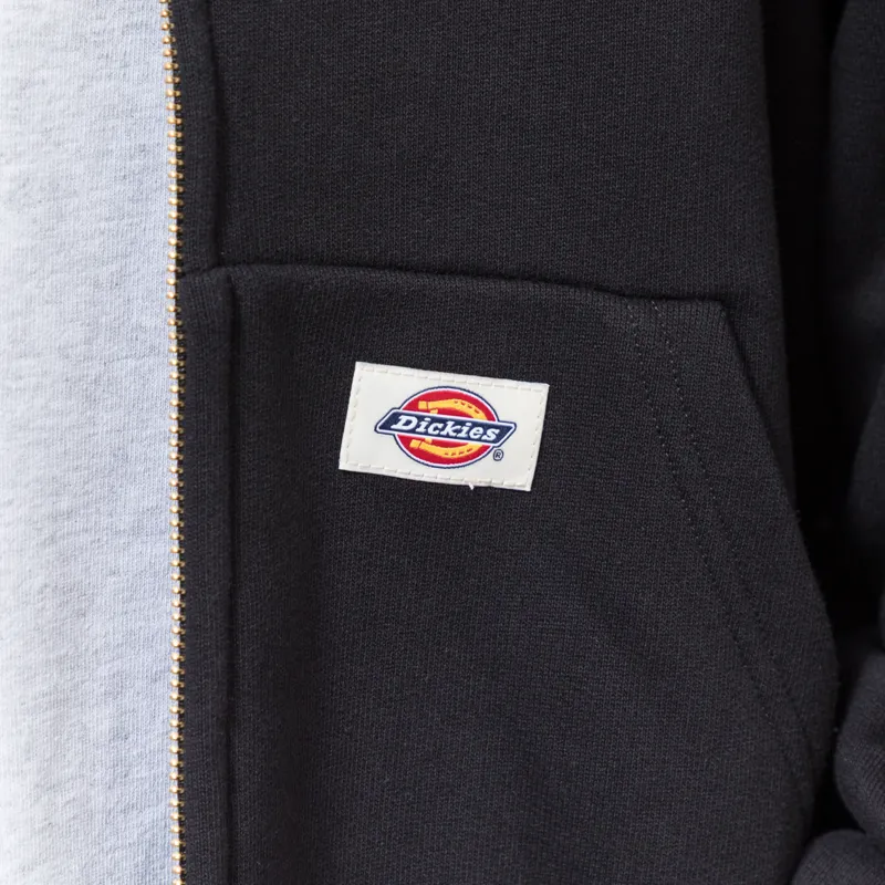 Dickies Fostoria Zip Pullover Hoodie Black-5