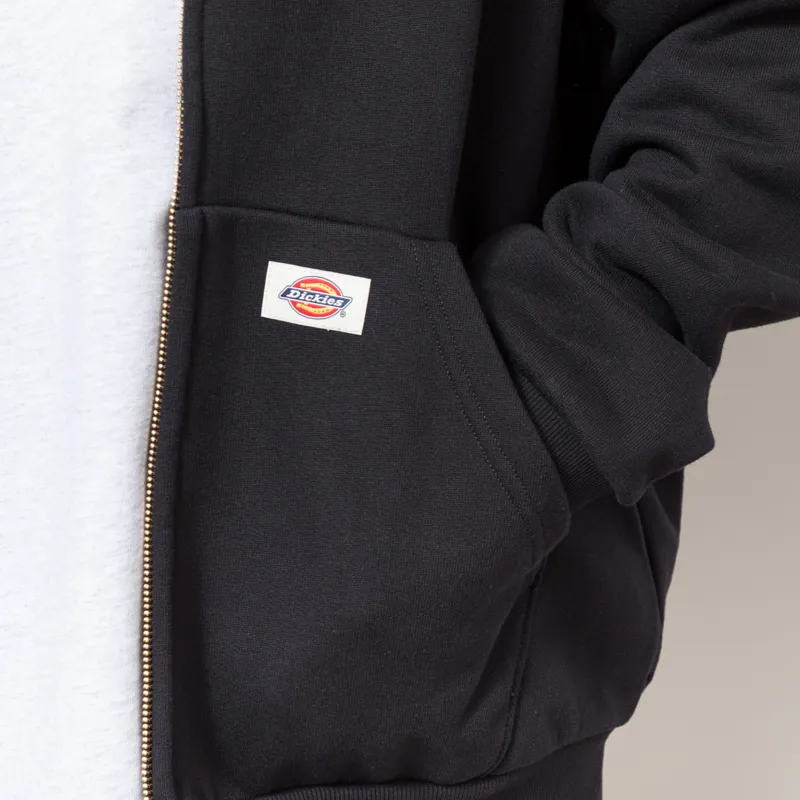 Dickies Fostoria Zip Pullover Hoodie Black-4