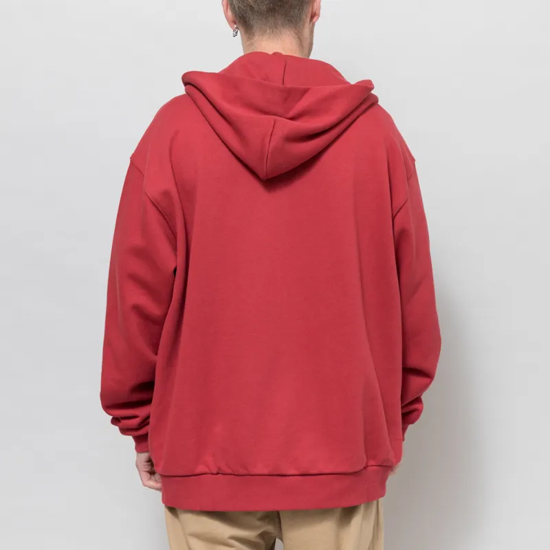 Dickies Fostoria Zip Pullover Hoodie Garnet-2