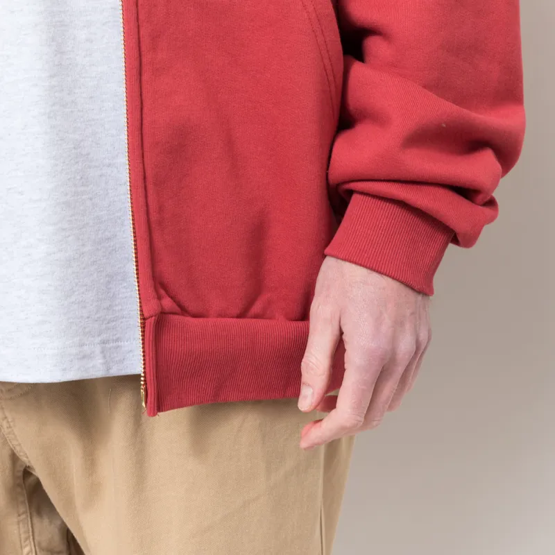 Dickies Fostoria Zip Pullover Hoodie Garnet-6