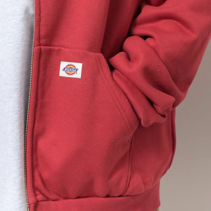 Dickies Fostoria Zip Pullover Hoodie Garnet-4