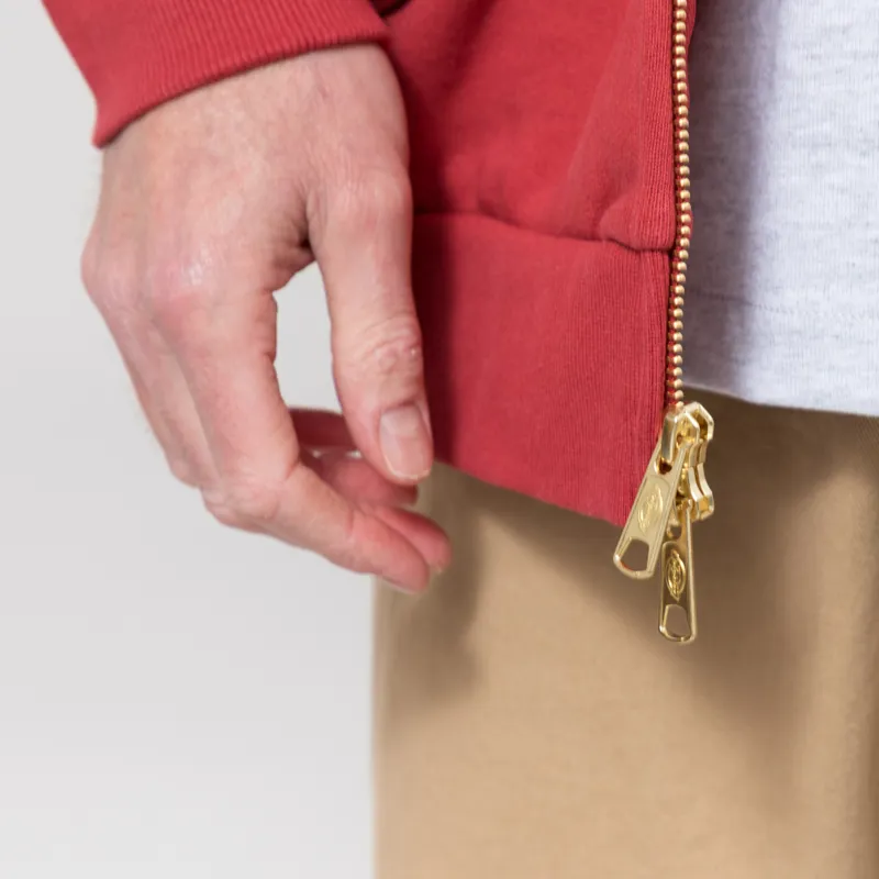 Dickies Fostoria Zip Pullover Hoodie Garnet-7