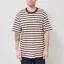 Dickies Stripe T Shirt Chocolate Brown