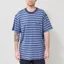 Dickies Stripe T Shirt Navy Blue