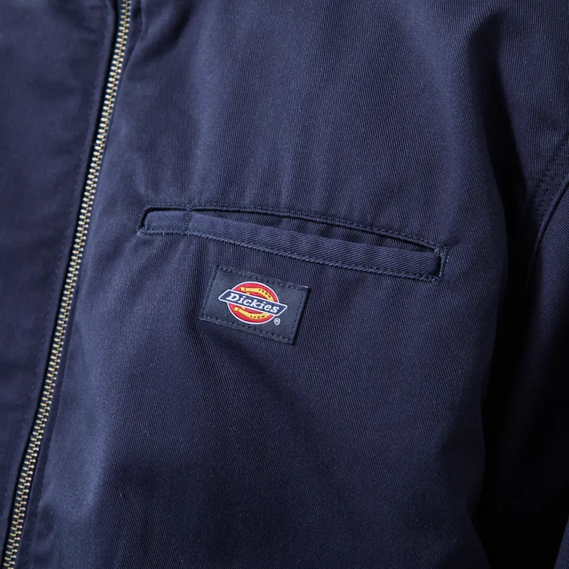 Dickies Poly Cotton Jacket Navy Blue-5