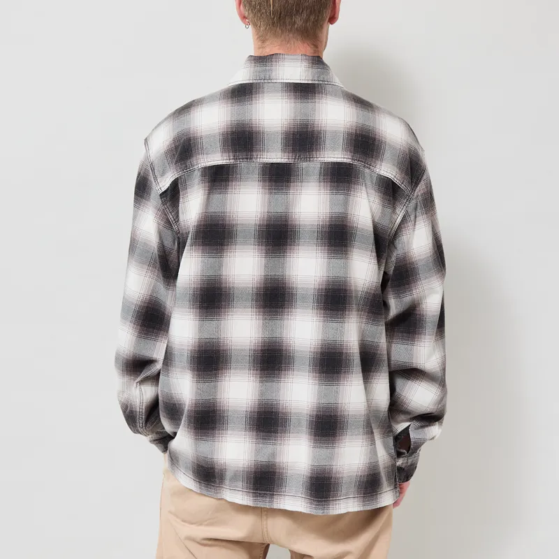 Dickies Gulfport Flannel Shirt Black-2