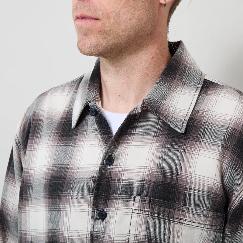 Dickies Gulfport Flannel Shirt Black-3