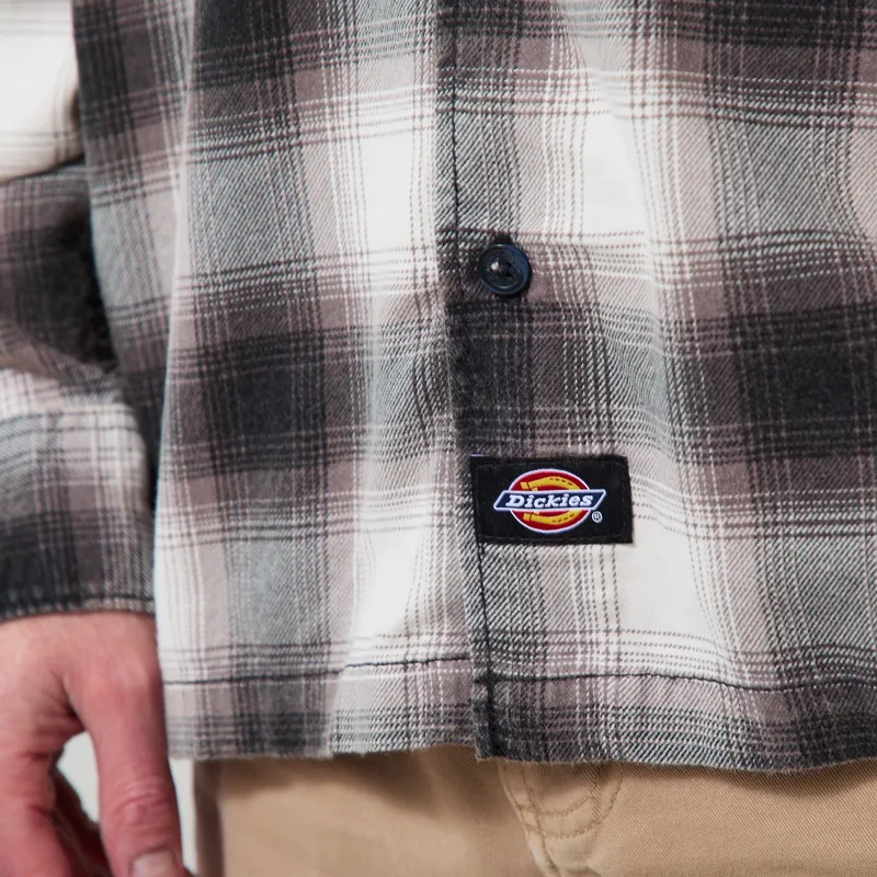 Dickies Gulfport Flannel Shirt Black-5