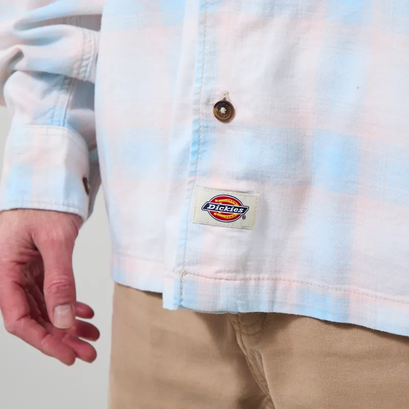 Dickies Gulfport Flannel Shirt Bone-5