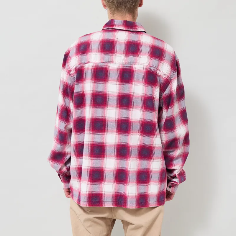 Dickies Gulfport Flannel Shirt Deep Claret-2