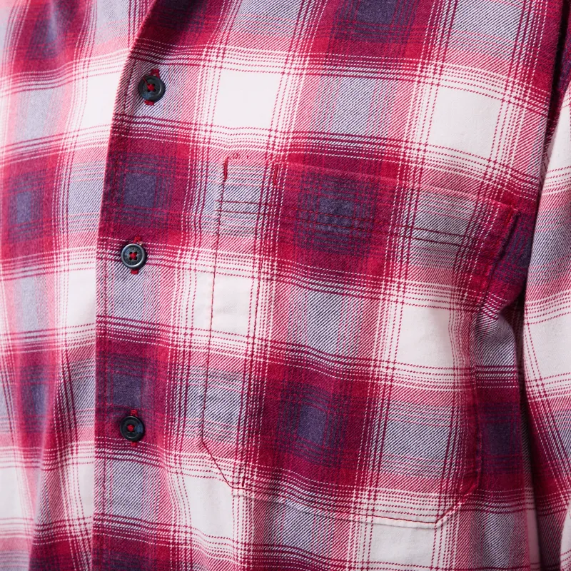 Dickies Gulfport Flannel Shirt Deep Claret-5
