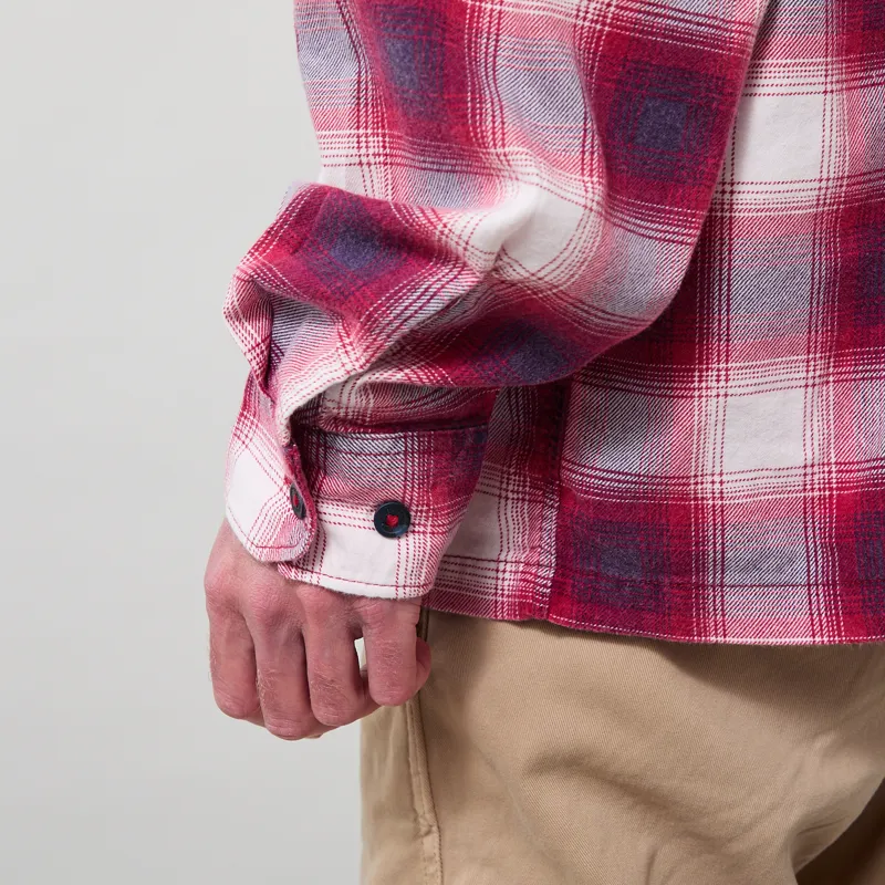 Dickies Gulfport Flannel Shirt Deep Claret-7
