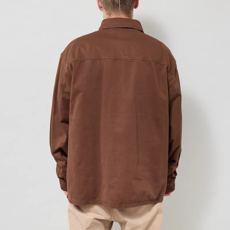 Dickies 247 Garment Dyed Work Shirt Timber Brown-2