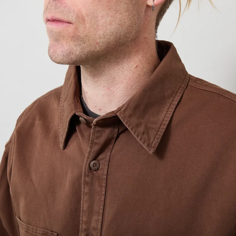 Dickies 247 Garment Dyed Work Shirt Timber Brown-3