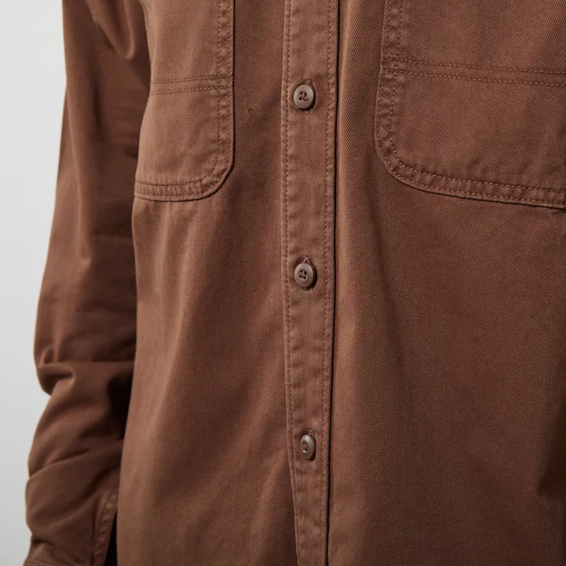 Dickies 247 Garment Dyed Work Shirt Timber Brown-5