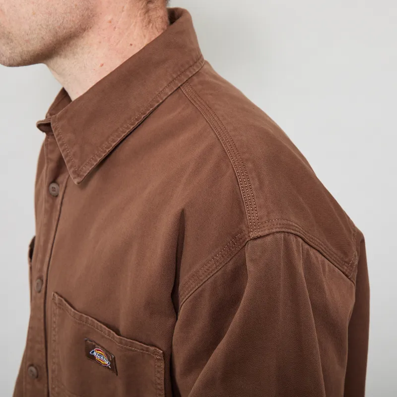 Dickies 247 Garment Dyed Work Shirt Timber Brown-8