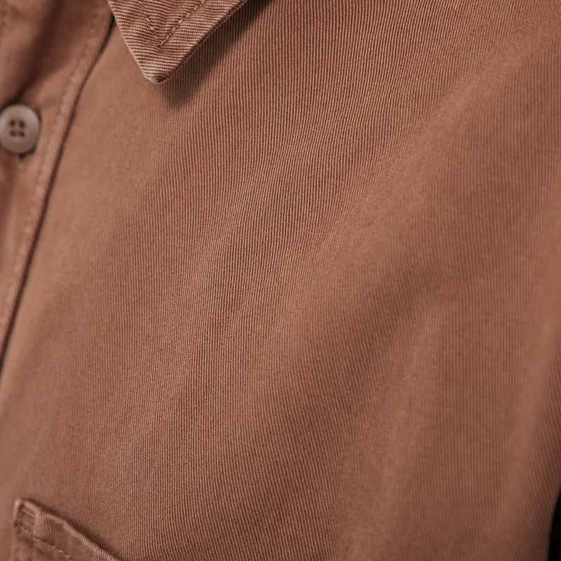 Dickies 247 Garment Dyed Work Shirt Timber Brown-9