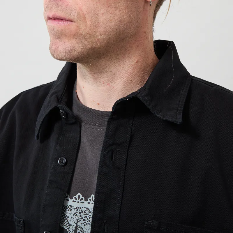 Dickies 247 Garment Dyed Work Shirt Black-3