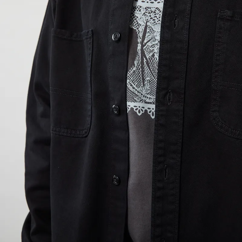 Dickies 247 Garment Dyed Work Shirt Black-6