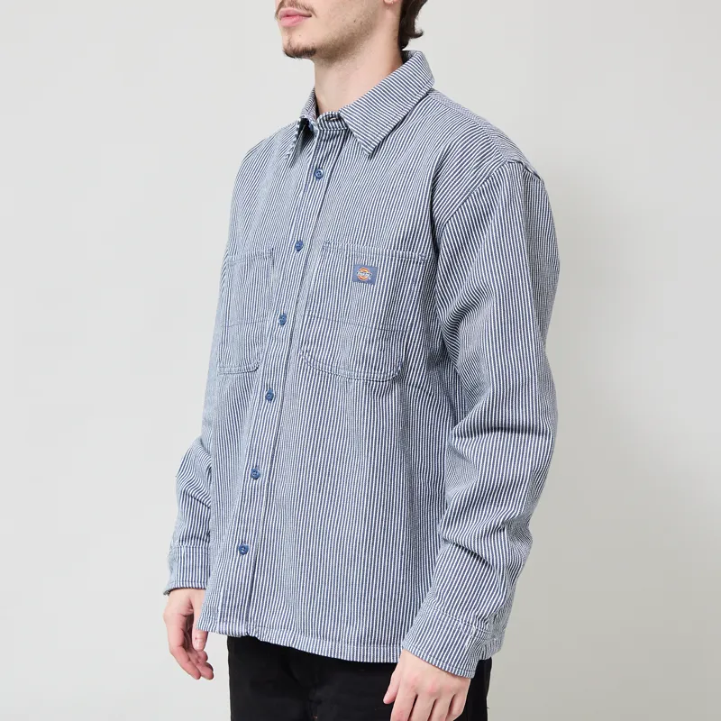 Dickies 247 Garment Dyed Work Shirt Retro Indigo-1