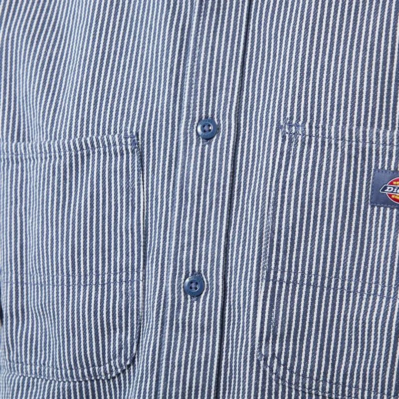 Dickies 247 Garment Dyed Work Shirt Retro Indigo-4