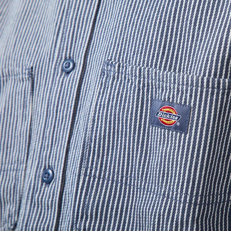 Dickies 247 Garment Dyed Work Shirt Retro Indigo-6