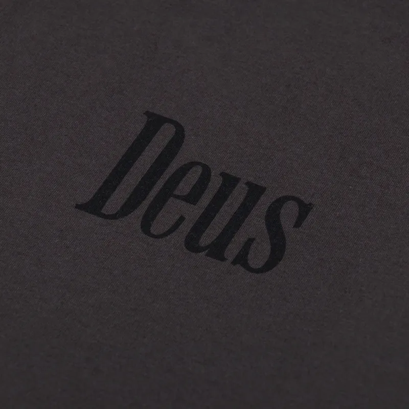 Deus Ex Machina Partisan T Shirt Anthracite-5