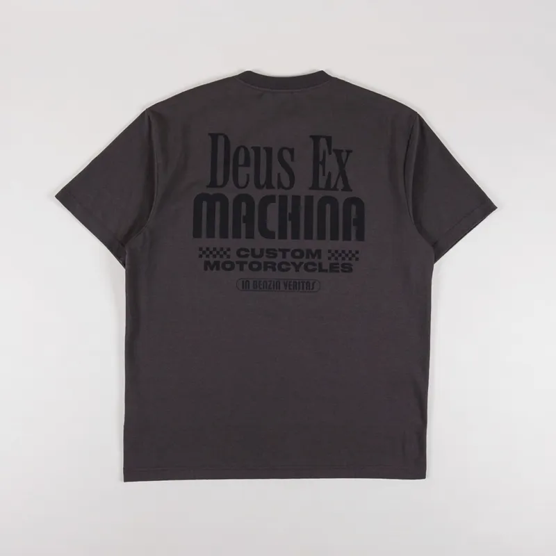 Deus Ex Machina Partisan T Shirt Anthracite