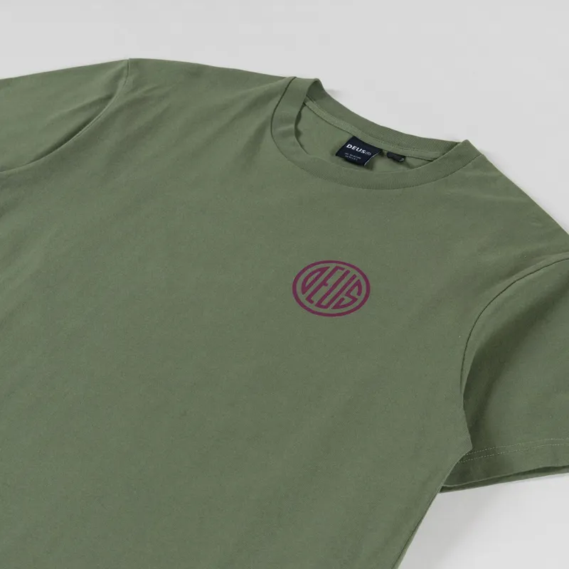 Deus Ex Machina Pill Logo T Shirt Pine-1