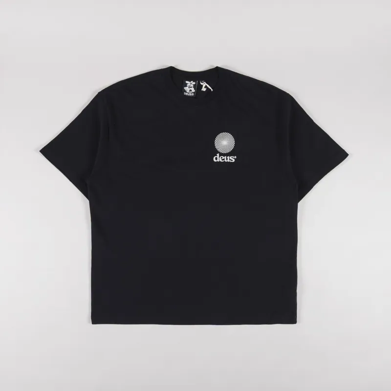 Deus Ex Machina Strata T Shirt Black-1