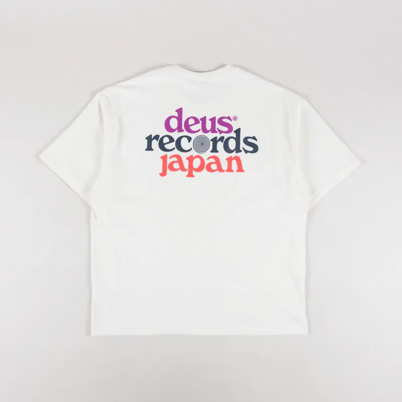 Deus Ex Machina Strata T Shirt Vintage White