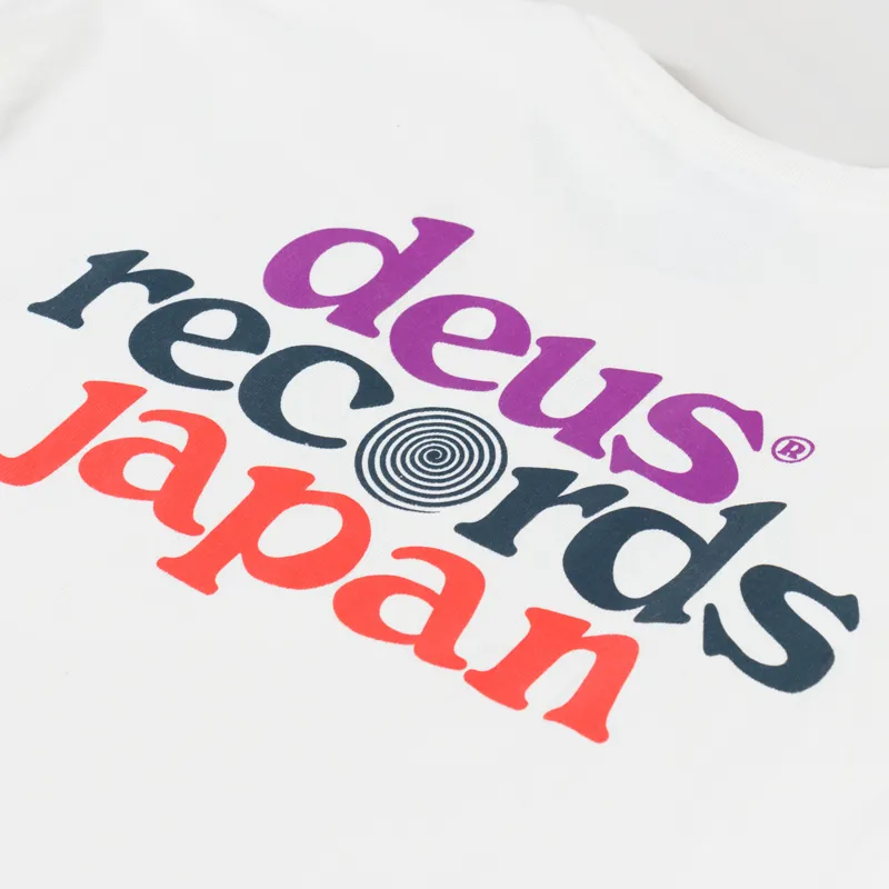 Deus Ex Machina Strata T Shirt Vintage White-4