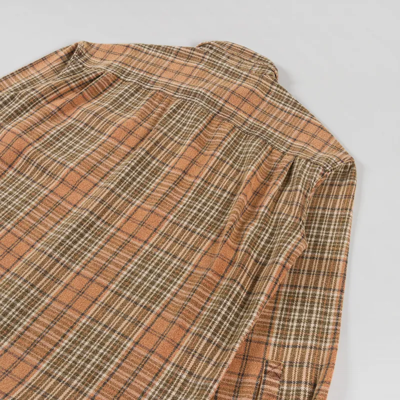 Deus Ex Machina Vacay Check Shirt Orange-7