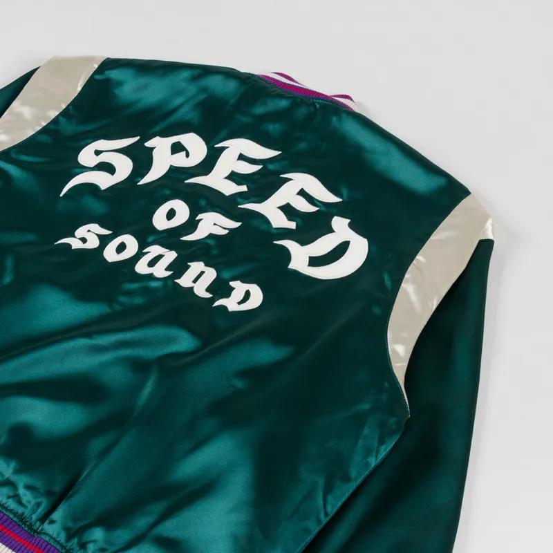 Deus Ex Machina Memento Mori Bomber Jacket Emerald Green